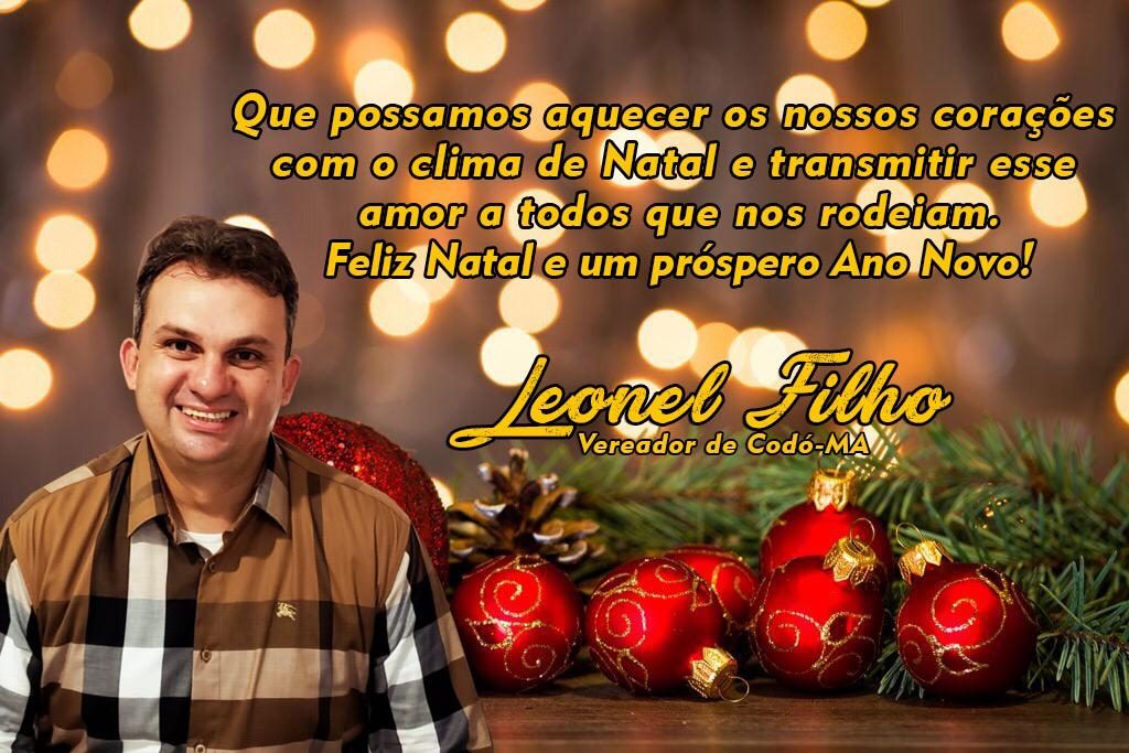 Veja a mensagem de Natal do vereador Leonel Filho – Marco Silva Notícias